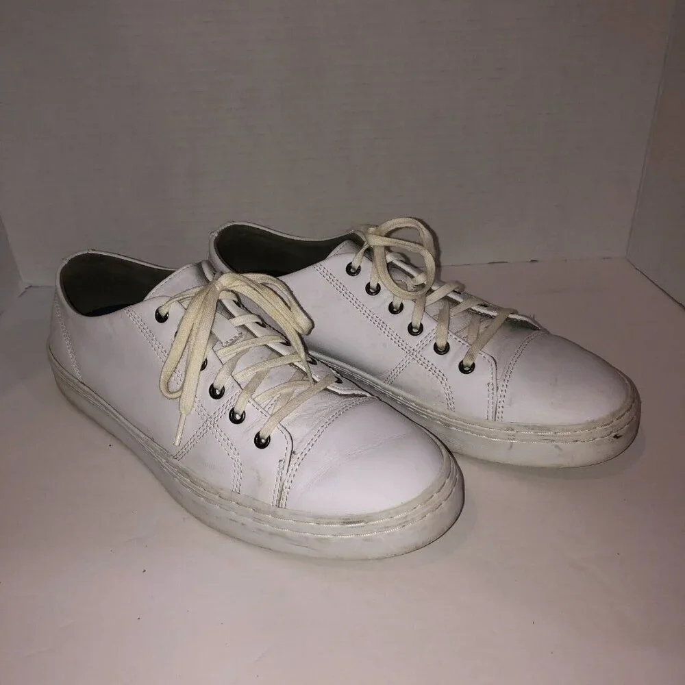 Cole Haan Mens Size 10 M White Grand OS Lace Up Low Top Casual Shoes Sneakers